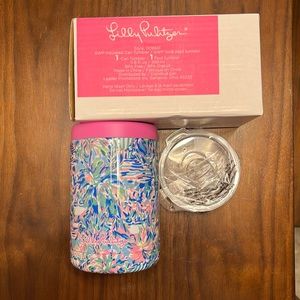 NEW Lilly Pulitzer insulated can tumbler